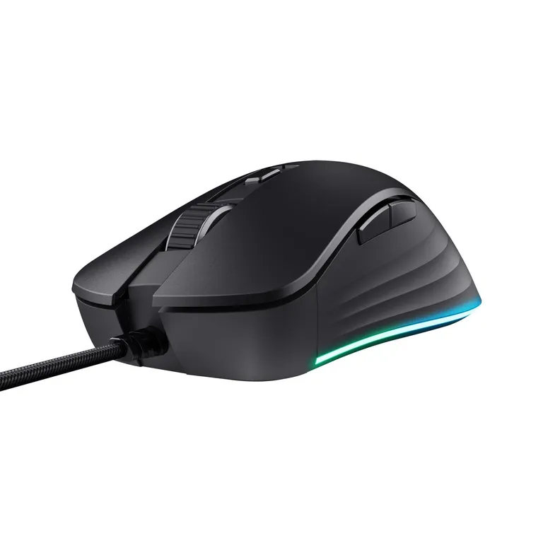 Mouse Gamer Ybar+ GXT 924 Ecológico RGB 25K DPI Negro
