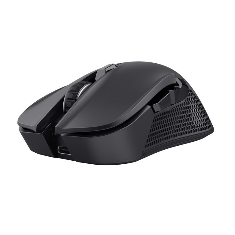 TRUST Mouse Gamer Inalámbrico Ybar GXT 923 Ecológico RGB 7200 DPI Negro