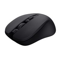 Mouse Inalámbrico Ecológico Mydo Silencioso y Ambidiestro Negro