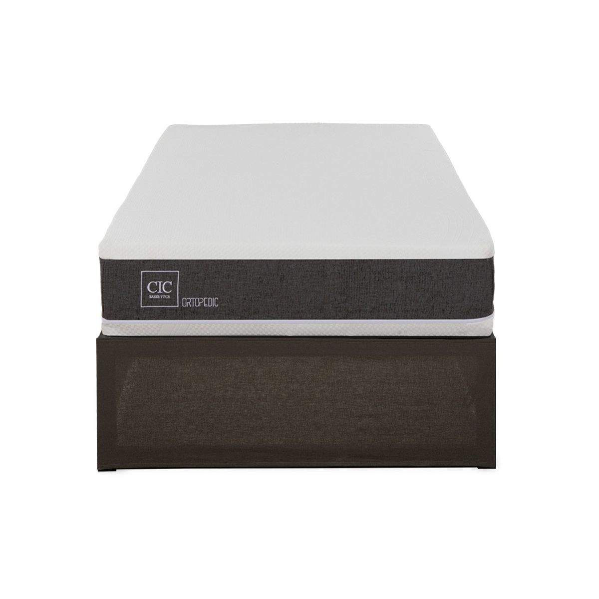 CIC - Cama Iron Smart Ortopedic 1.5 Plazas X 1.90Mt Base Normal Cic