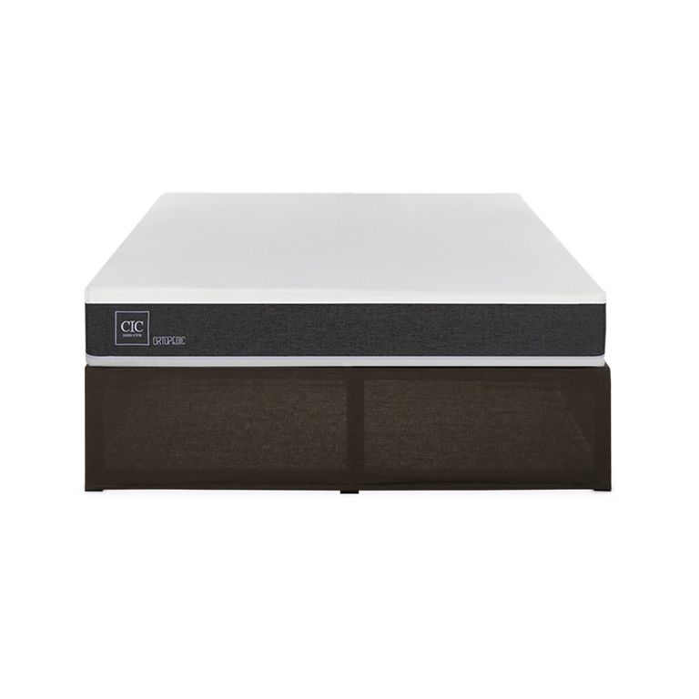 CIC Cama Iron Smart Ortopedic 2 Plazas X 1.90Mt Base Normal