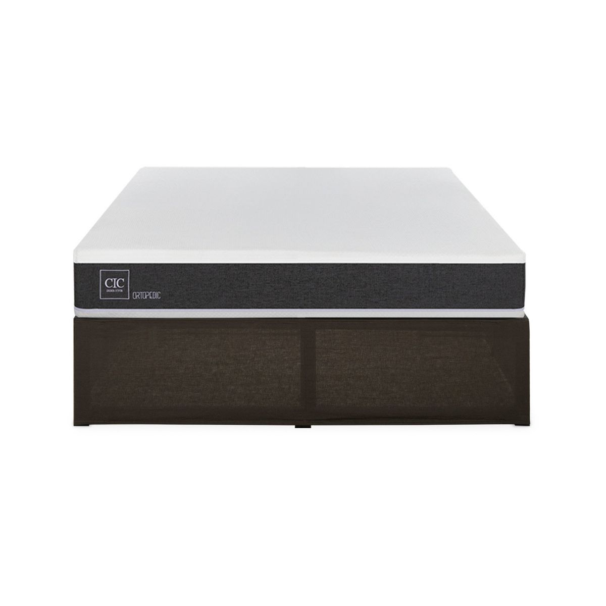 CIC - Cama Iron Smart Ortopedic 2 Plazas X 1.90Mt Base Normal Cic
