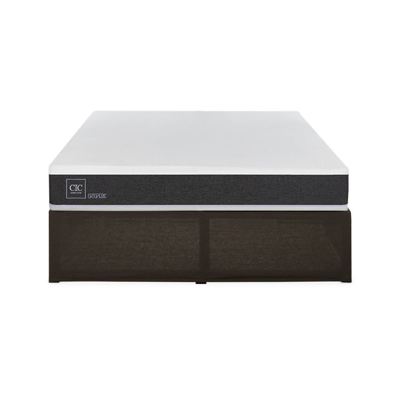 CIC - Cama Iron Smart Ortop 2 Plazas X 1.90Mt Base Normal Cic