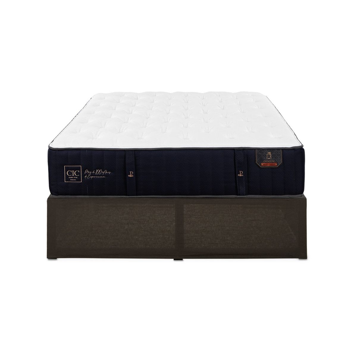 CIC - Cama Iron Smart Premium 2 Plazas X 1.90Mt Base Normal Cic