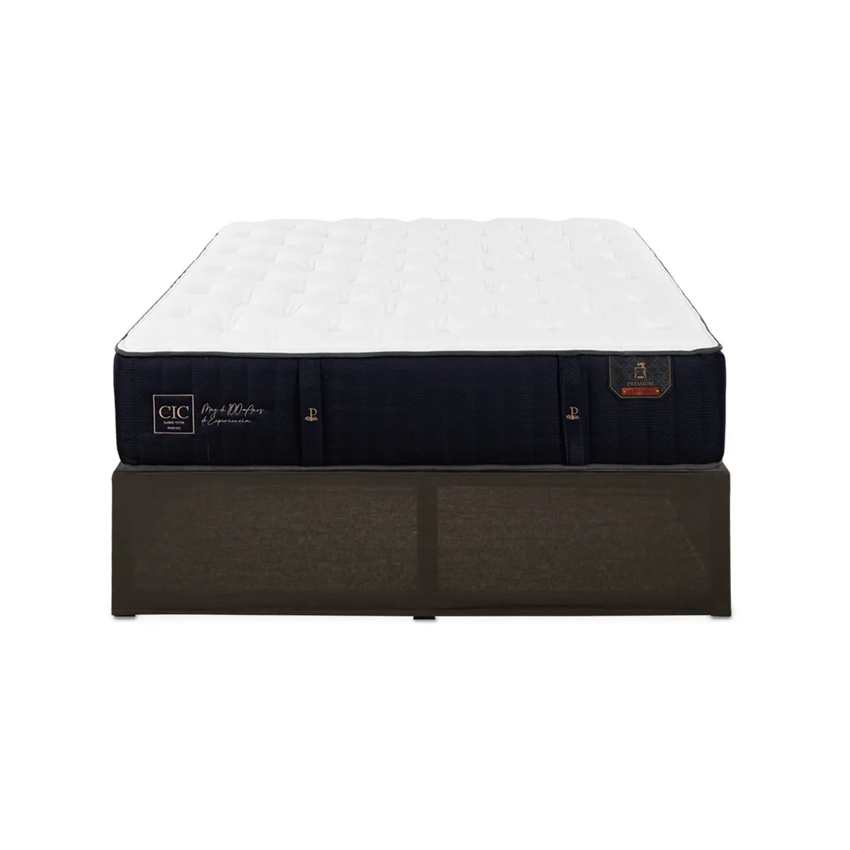 CIC - Cama Iron Smart Premium 2 Plazas X 1.90Mt Base Normal Cic