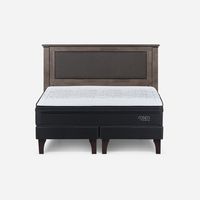 Cama Europea Tempo 2 Plazas + Respaldo