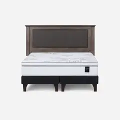 ROSEN - Cama Europea Art 4 King + Respaldo