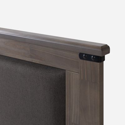 Imagen 2 del producto Set Muebles New Ray 2 Plazas Gris Respaldo + Veladores