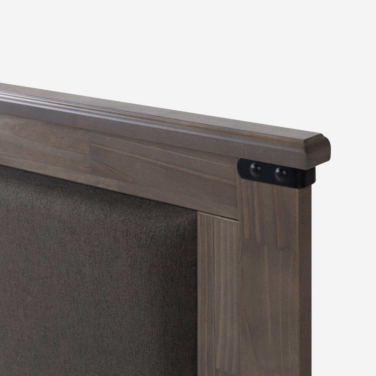 ROSEN - Set Muebles New Ray King Gris Respaldo + Veladores Rosen