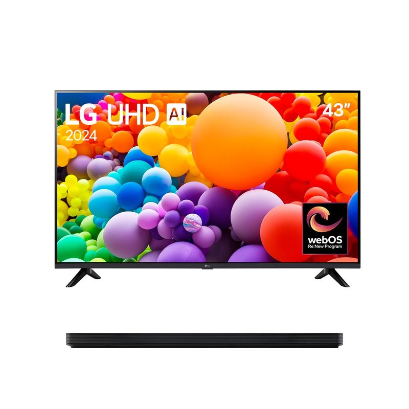 LG - Televisor Led 43" Smart Tv 4K Uhd 43Ut7300Psa + Soundbar Sk1 LG