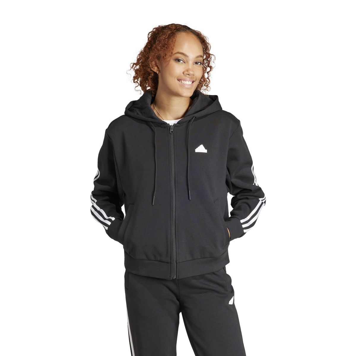 ADIDAS - Polerón Hoddie Algodón Mujer Adidas