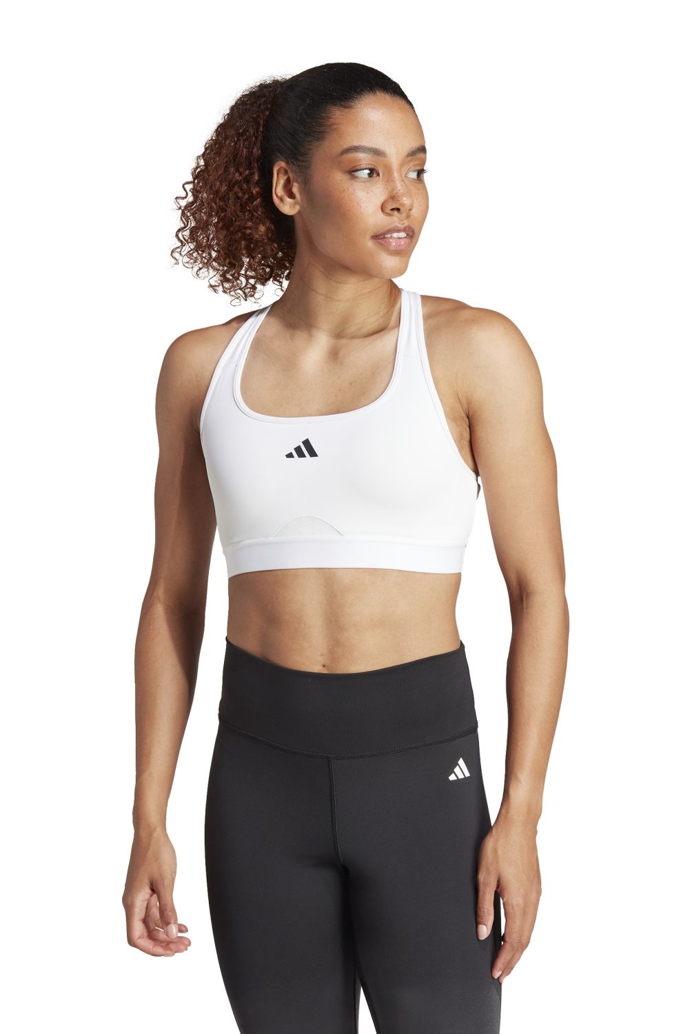ADIDAS - Top Deportivo Powerreact Training Soporte Medio Mujer Adidas