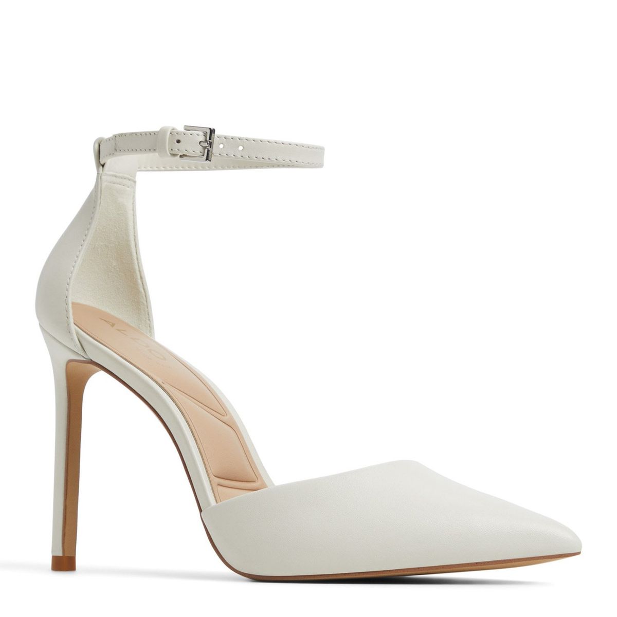 ALDO - Derperla Zapato Formal Mujer  Cuero Blanco Aldo