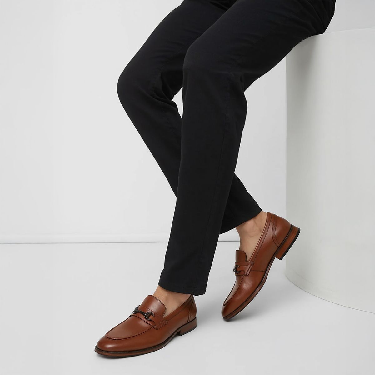 ALDO - Bornes Zapato Formal Hombre Cuero Café Aldo