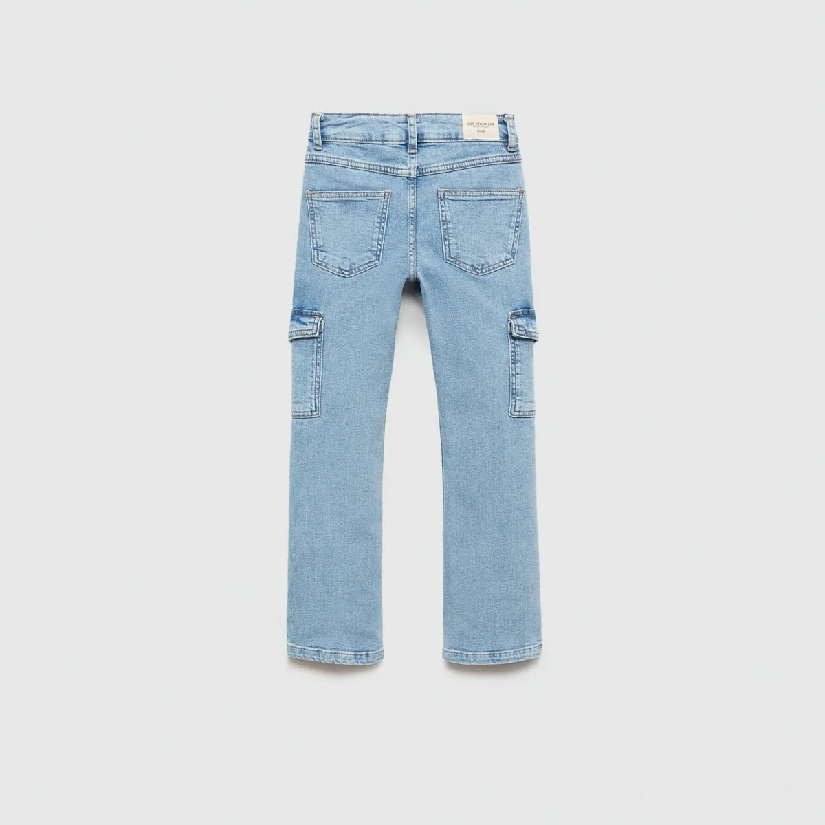 MANGO KIDS - Jeans Rectos Estilo Cargo Niña Mango Kids