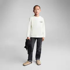 MANGO KIDS - Polera Manga Larga Estampada Niño