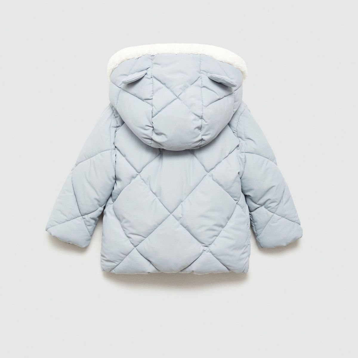 MANGO KIDS - Parka Acolchado Capucha Orejas Unisex Bebé Mango Kids