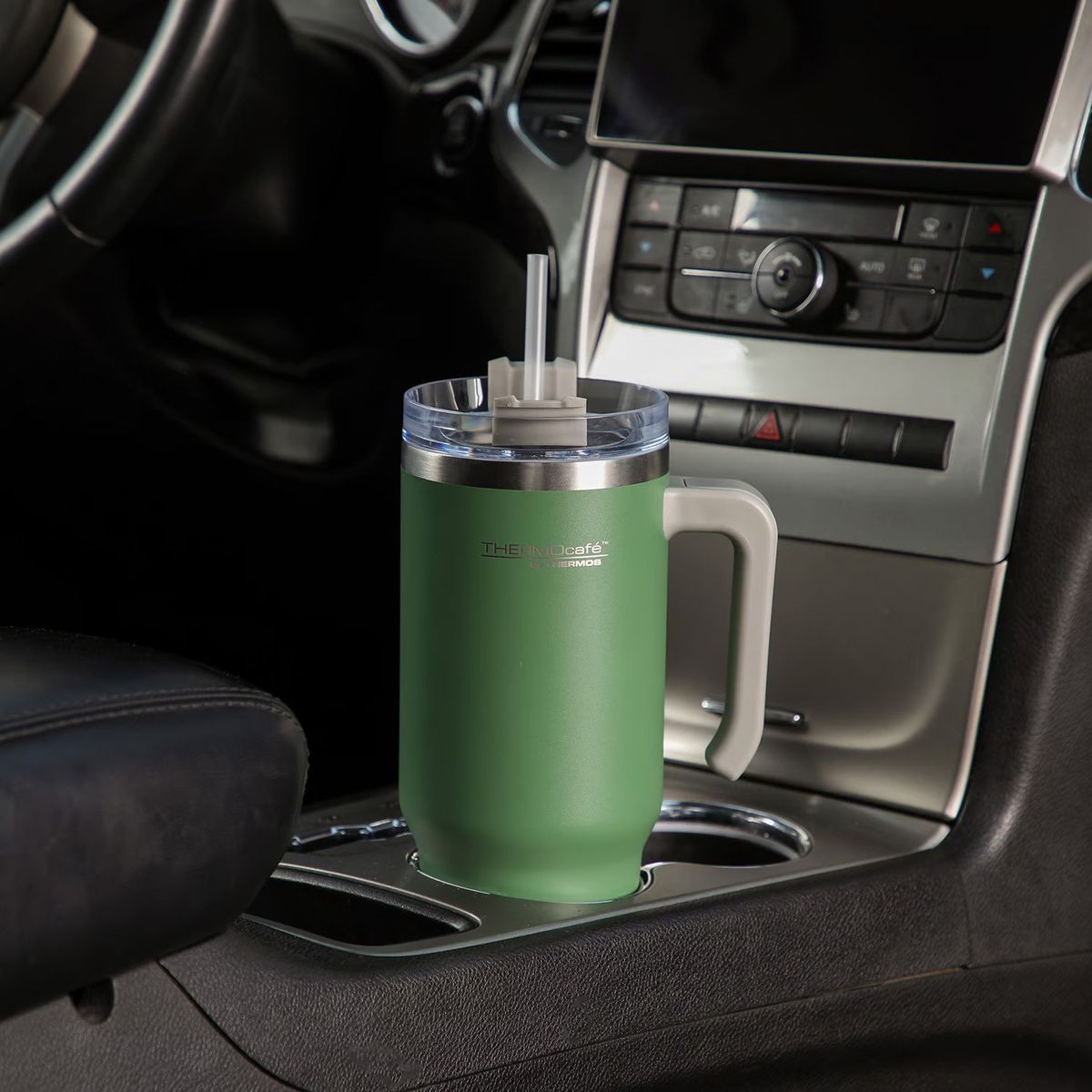 THERMOS - Botella Travel Mug 1,1 Litros Straw Wasabi Thermos