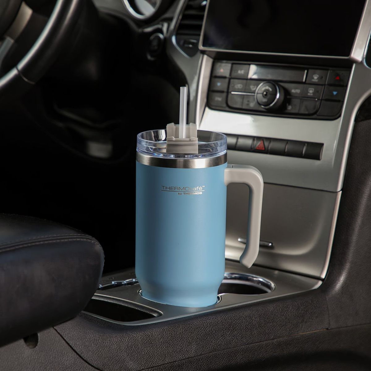 THERMOS - Botella Travel Mug 1,1 Litros Straw Wasabi Thermos