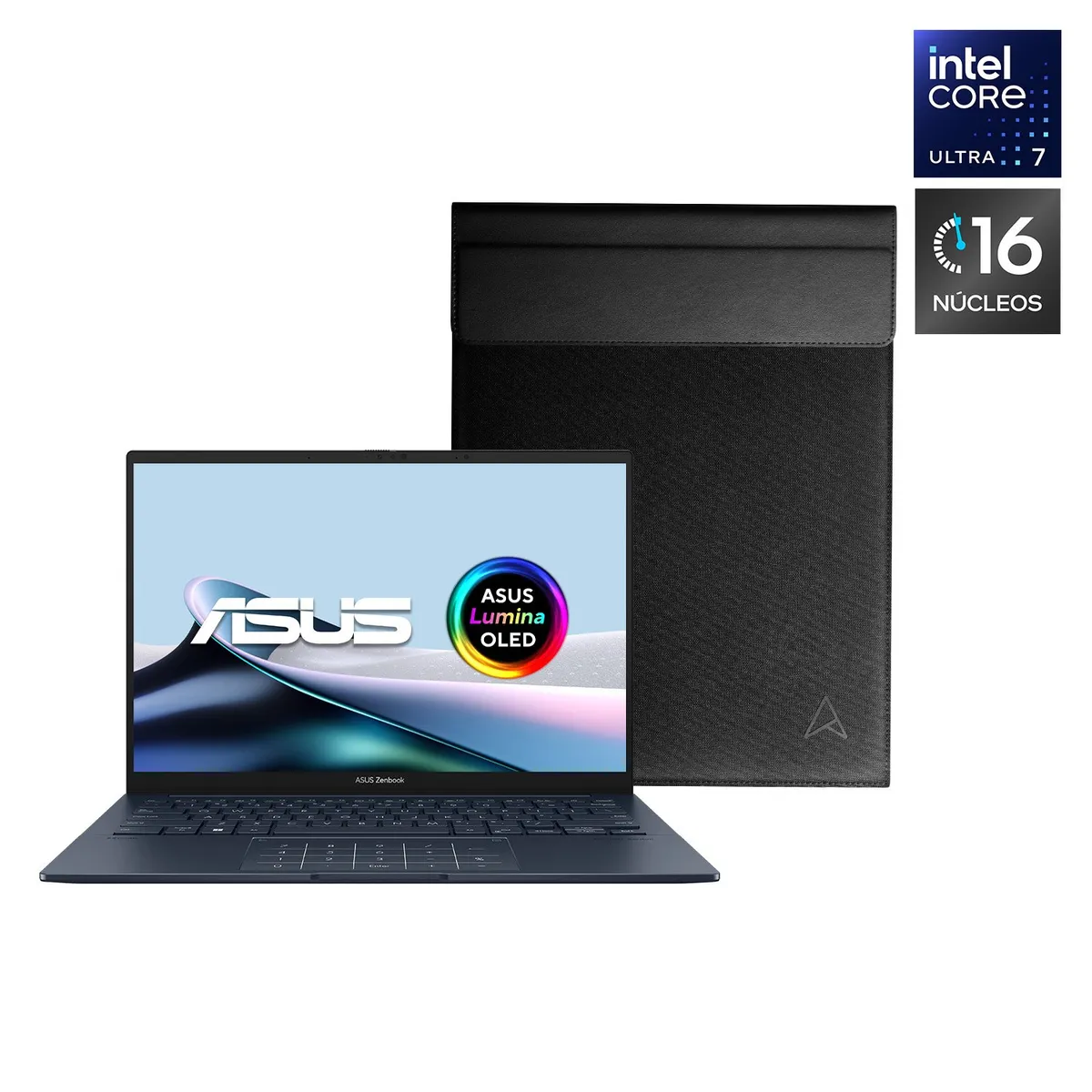 ASUS - Notebook Asus Zenbook 14 Oled Ux3405 Intel Core Ultra 7 16 Nucleos 16Gb Ram 512Gb Ssd 14" 3K 120Hz Asus