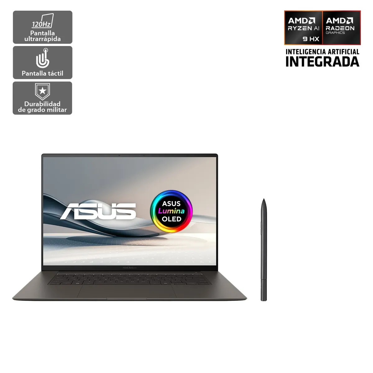 ASUS - Notebook Asus Zenbook S 16 Oled Um5606 Amd Ryzen Ai 9 32Gb Ram 1Tb Ssd 16" 3K 120Hz Touch Screen Asus