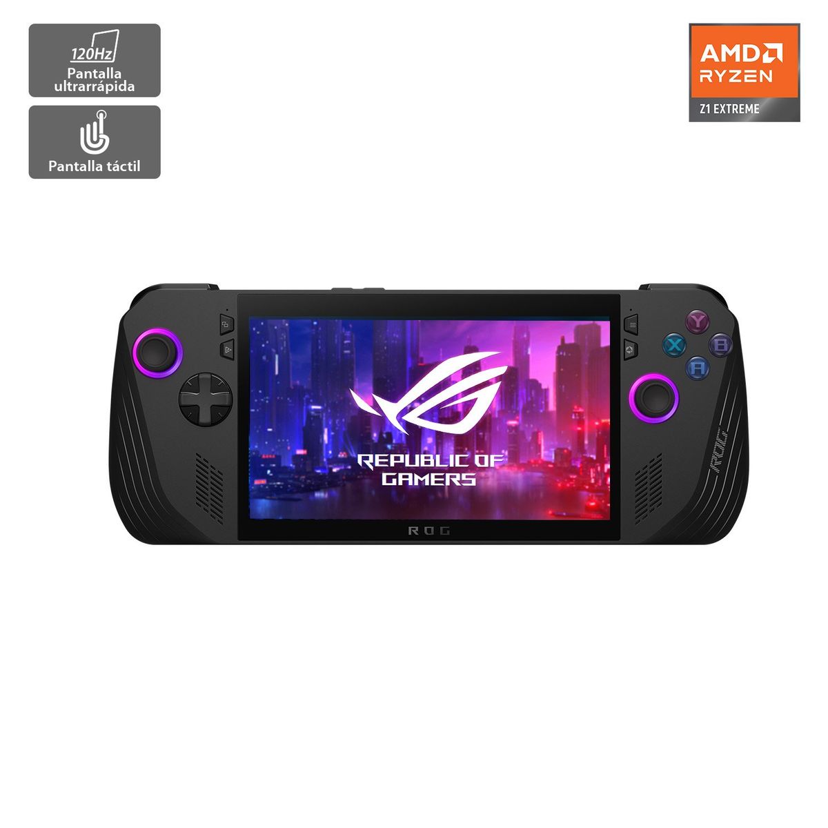 ASUS - Consola Portatil Rog Ally X Rc72La Amd Ryzen Z1 Extreme 24Gb Ram 1Tb Ssd 7" Fhd 120Hz Touch Screen Asus