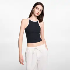 MANGO TEEN - Polera Algodón Tirantes Mujer