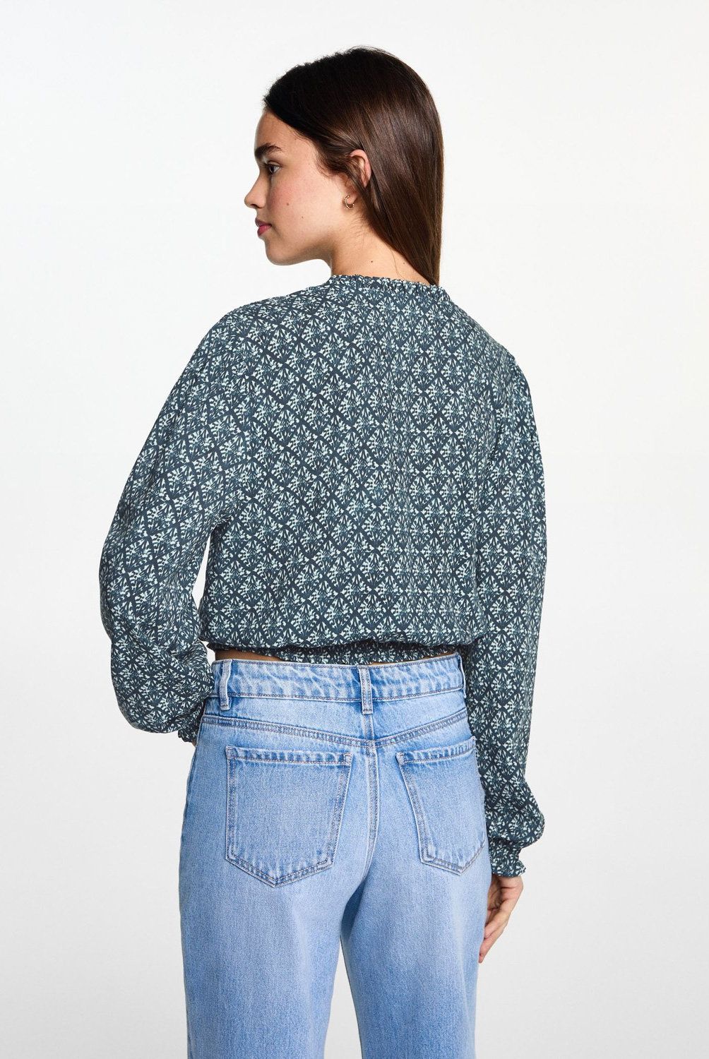 MANGO TEEN - Blusa Estampada Mujer Mango Teen