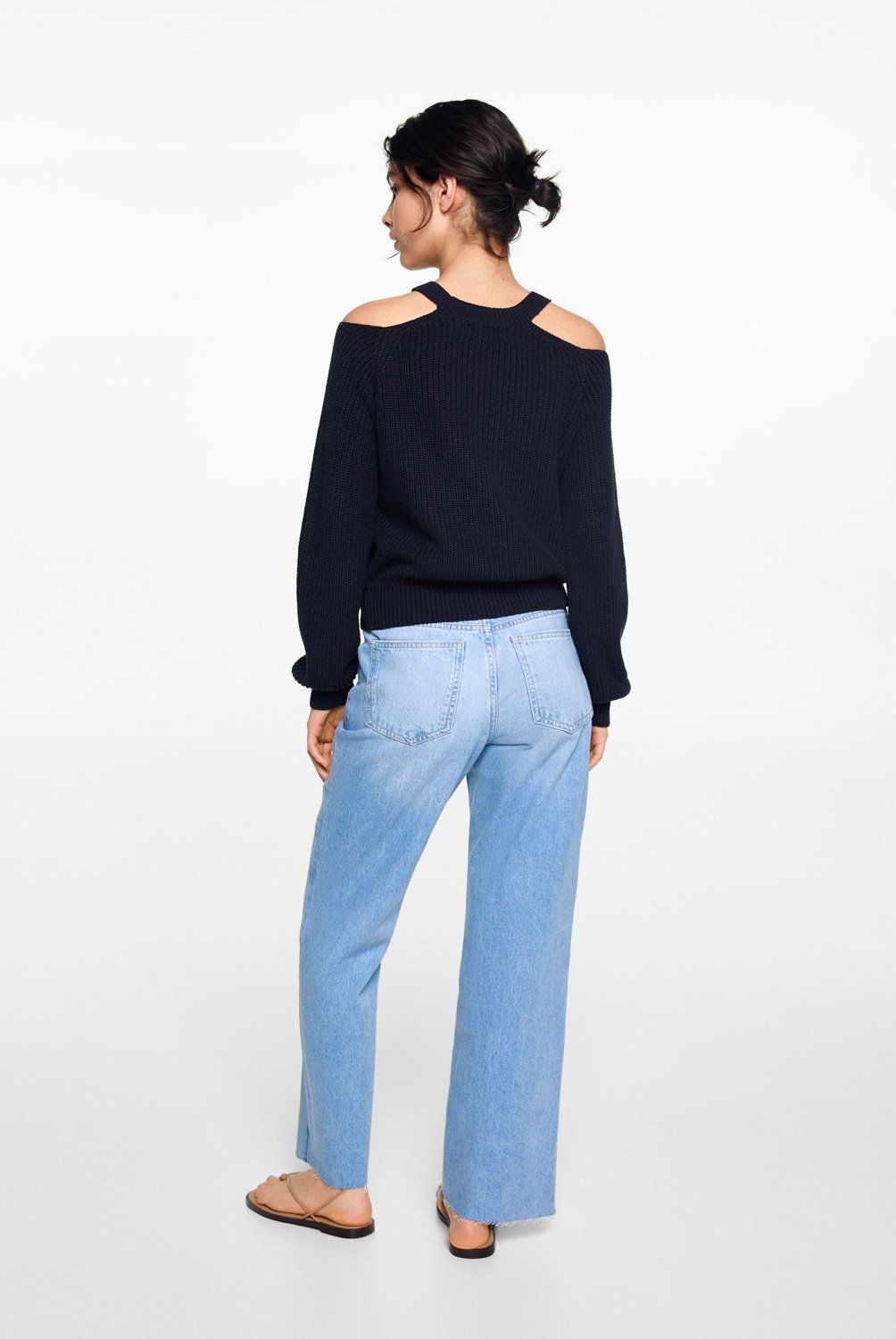 MANGO TEEN - Sweater Abertura Hombros Mujer Mango Teen