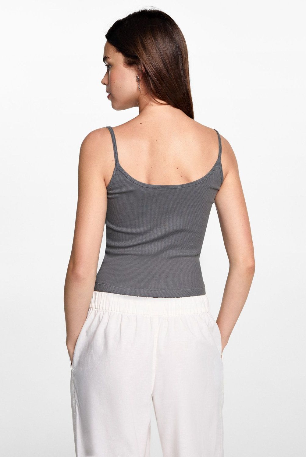 MANGO TEEN - Polera Tirantes Mujer Mango Teen