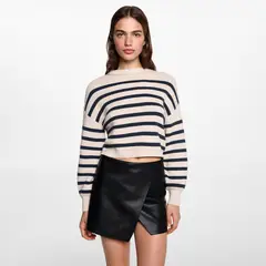MANGO TEEN - Minifalda Efecto Piel Mujer