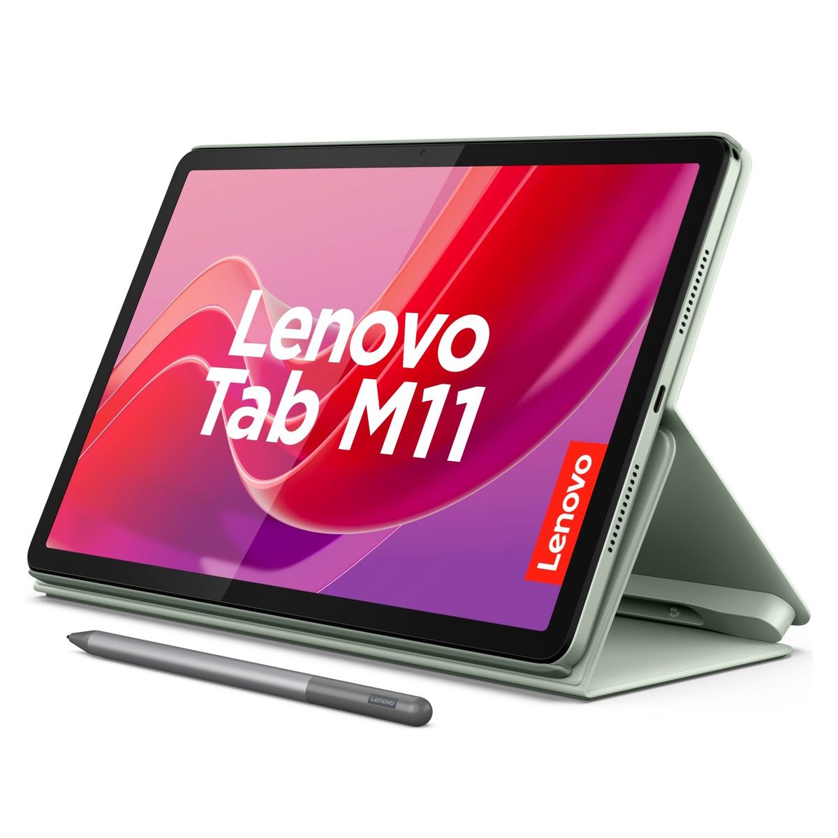 LENOVO - Tablet M11 4G+128GB 11" Full HD IPS 90Hz (Wi-Fi) + Lápiz (Pila AAAA no incluida) + Folio Lenovo