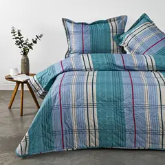 AMERICAN FAMILY - Quilt Jade Estampado