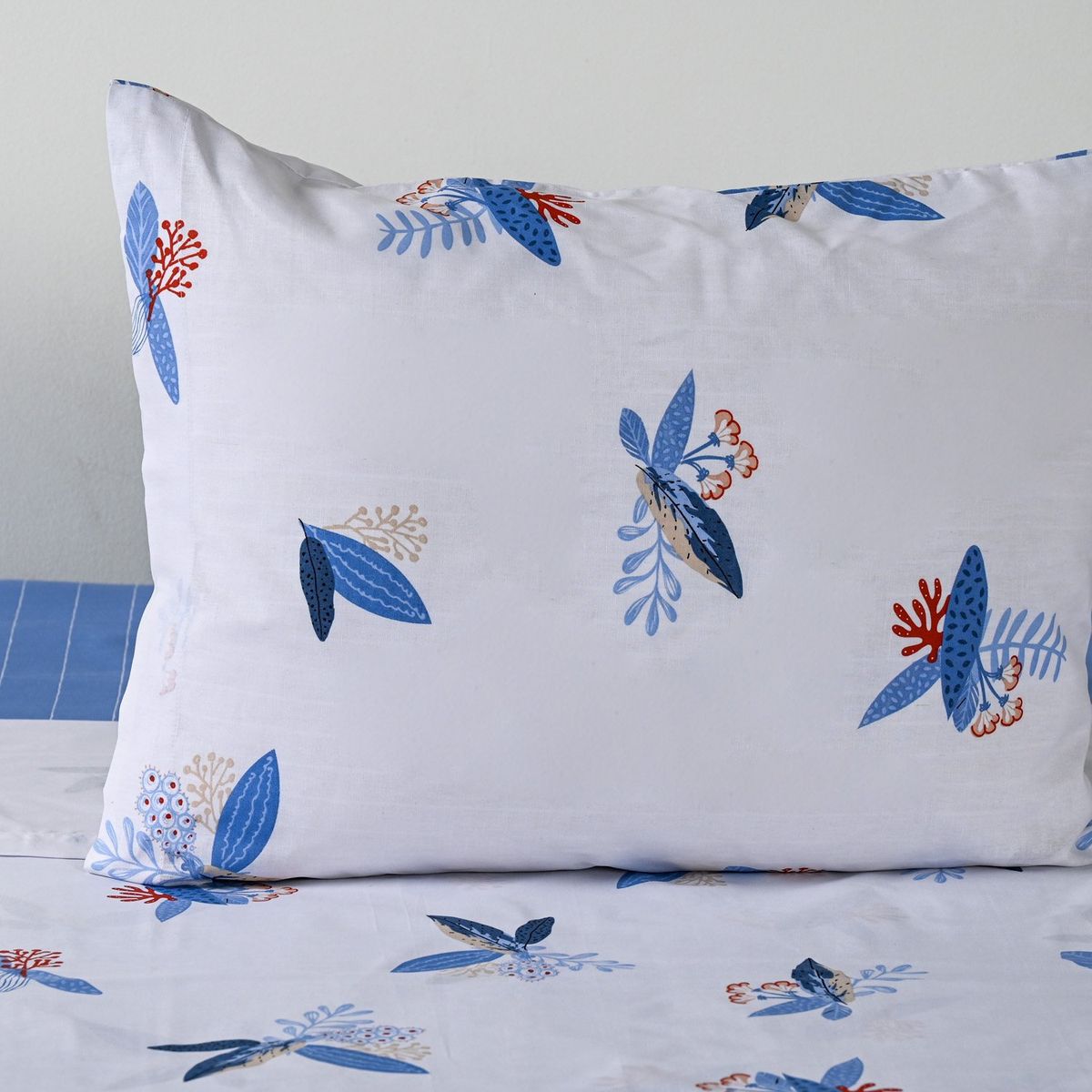 AMERICAN FAMILY - Juego De Sábanas Algodón 1.5 plazas 144 Hilos Estampado American Family