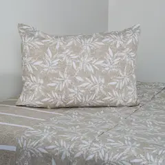 ELEMENTS & CO - Juego De Sábanas Algodón 1.5 plazas 200 Hilos Estampado