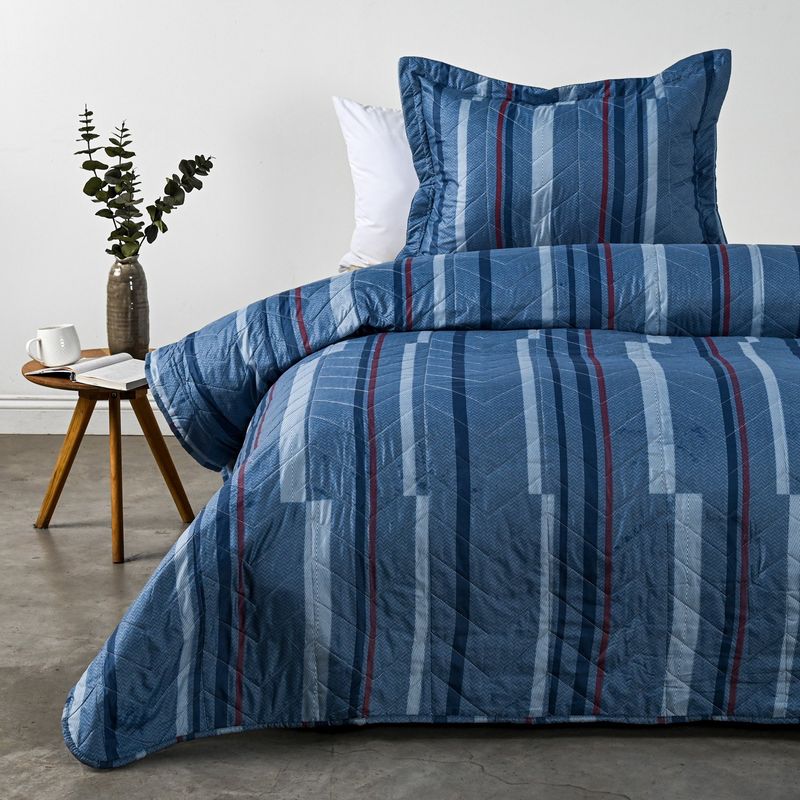 AMERICAN FAMILY - Quilt Marine Estampado American Family