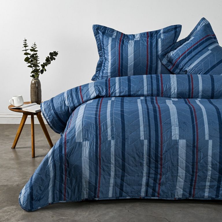 AMERICAN FAMILY Quilt Marine Estampado