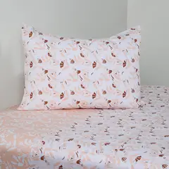 ELEMENTS & CO - Juego De Sábanas Algodón 1.5 plazas 200 Hilos Estampado