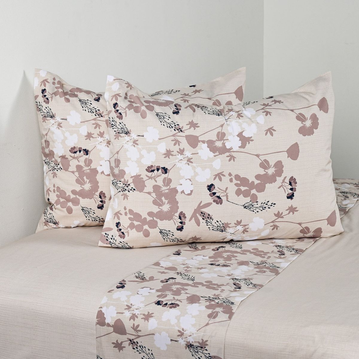 CANNON - Juego De Sábanas Algodón 200 Hilos Hibiscus Cannon