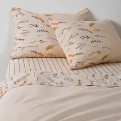 ELEMENTS & CO - Juego De Sábanas Algodón King 200 Hilos Estampado
