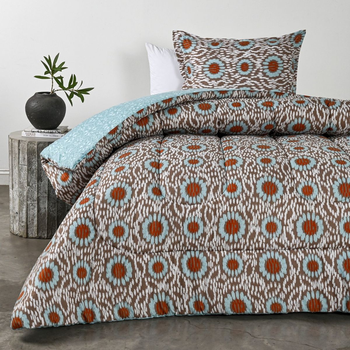 ELEMENTS & CO - Plumón Microfibra Retrovibe 1.5 Plazas Elements & Co