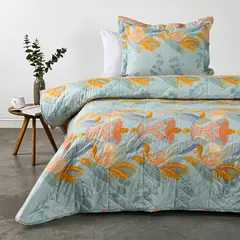 AMERICAN FAMILY - Quilt Aquamarine Estampado