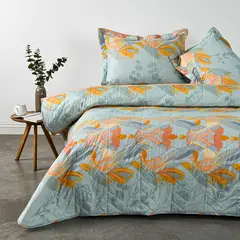 AMERICAN FAMILY - Quilt Aquamarine Estampado