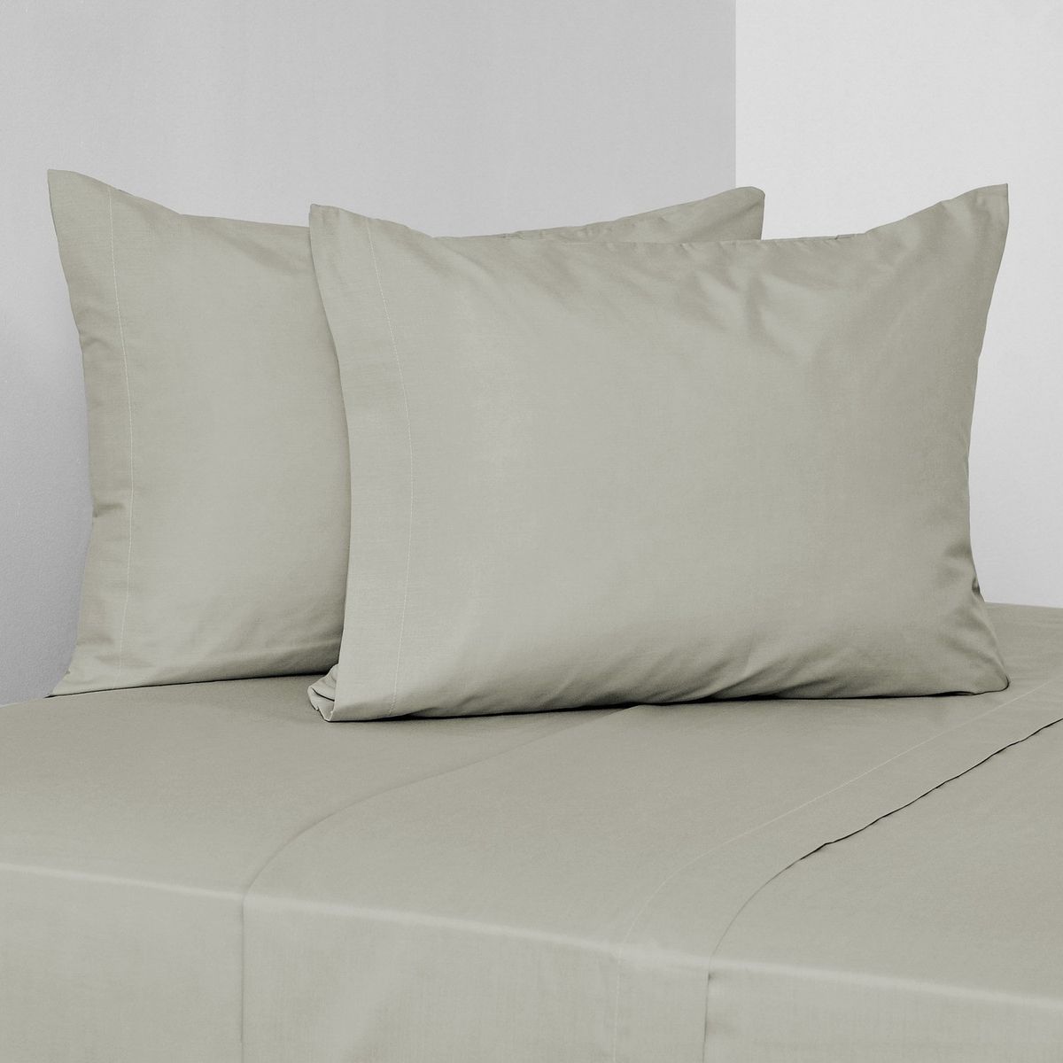 ROYAL SUPREME - Juego De Sábanas Bajeras 1 Algodón 2 plazas 300 Hilos Liso Royal Supreme