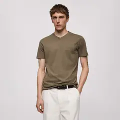 MANGO MAN - Polera Slim Fit Algodón Hombre