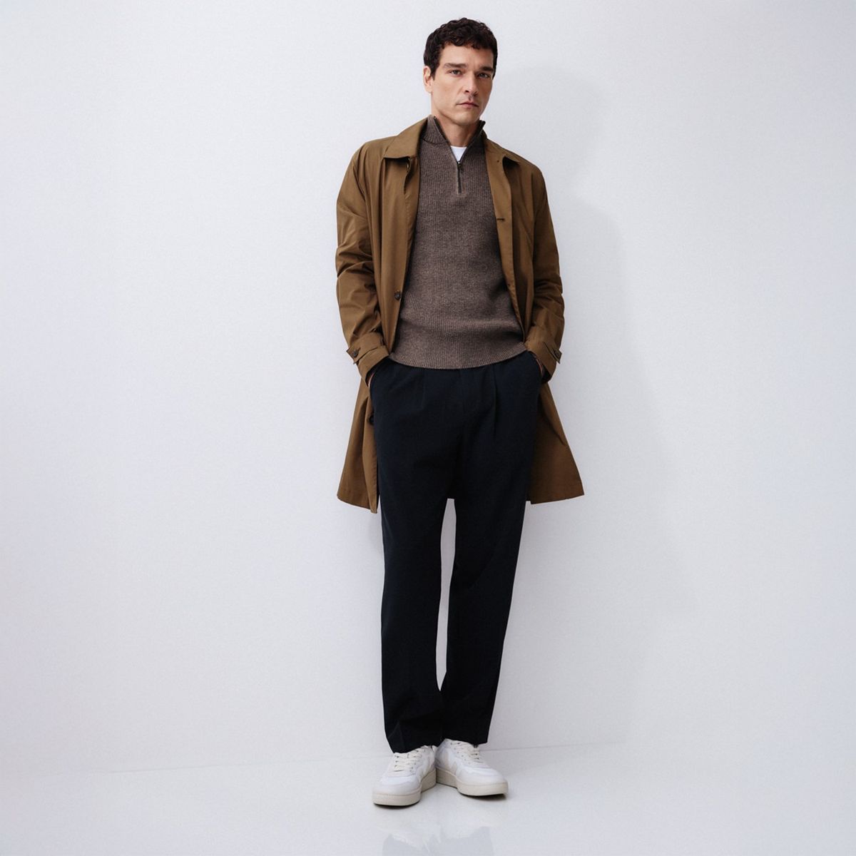 MANGO MAN - Gabardina Clásica Water Repellent Hombre Mango Man