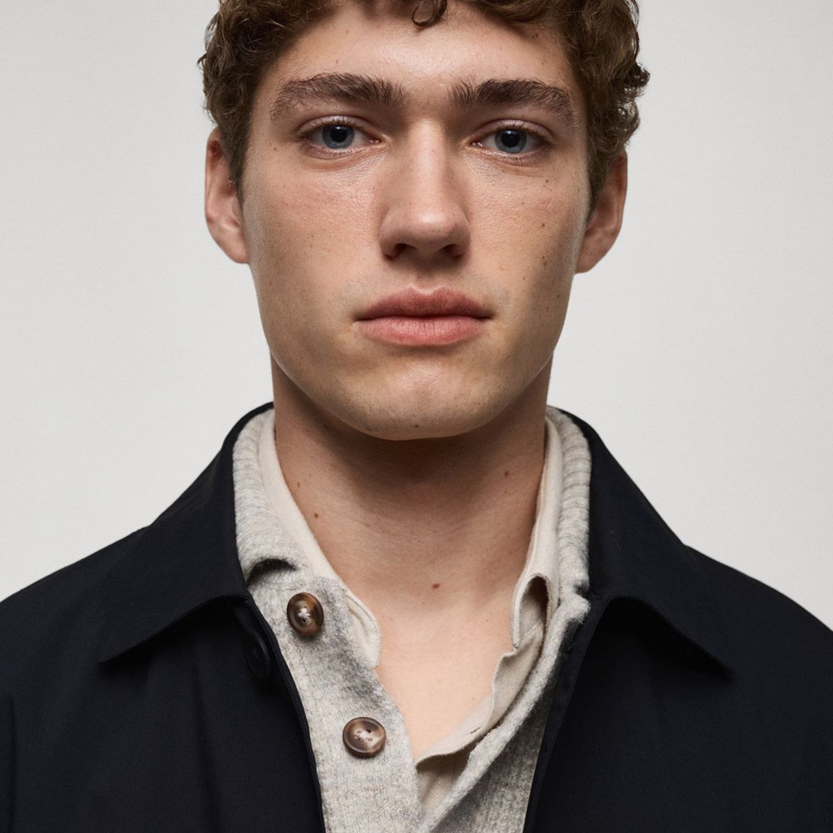 MANGO MAN - Gabardina Clásica Water Repellent Hombre Mango Man