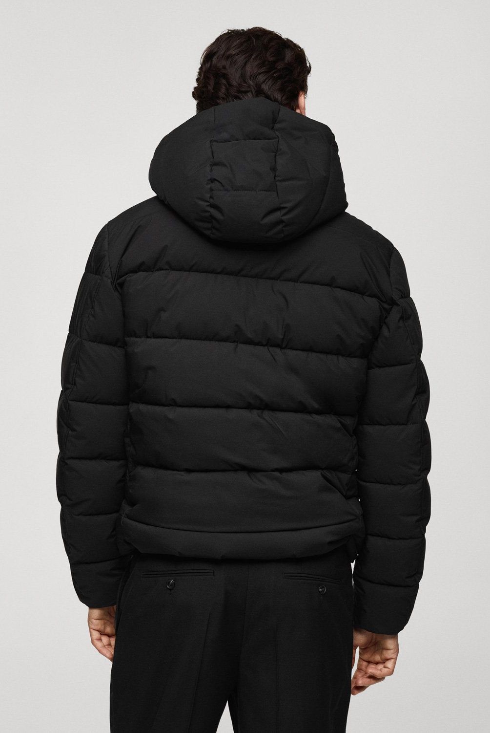 MANGO MAN - Parka Acolchado Impermeable Termoregulador Hombre Mango Man