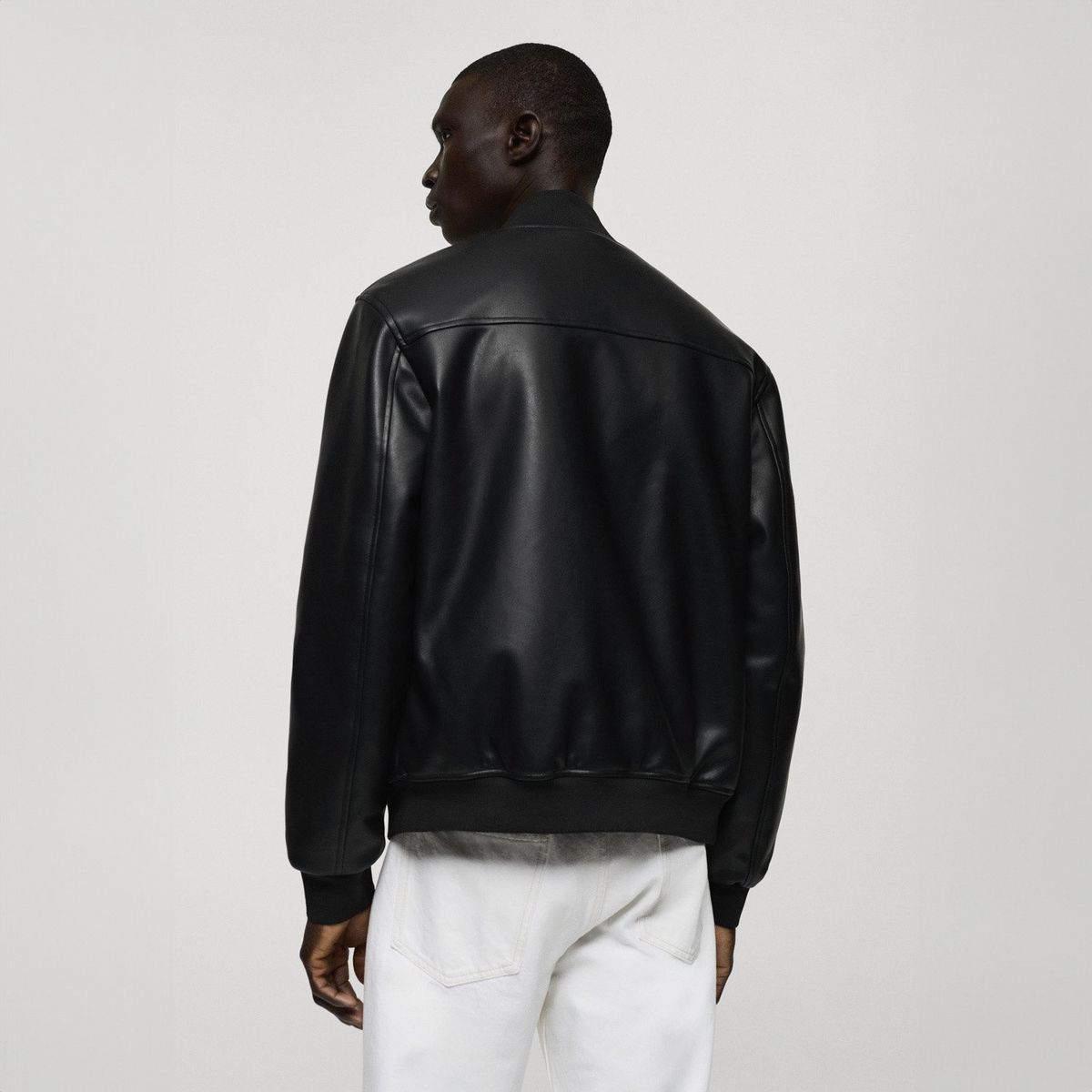 MANGO MAN - Chaqueta Pla Bomber Pu Hombre Mango Man