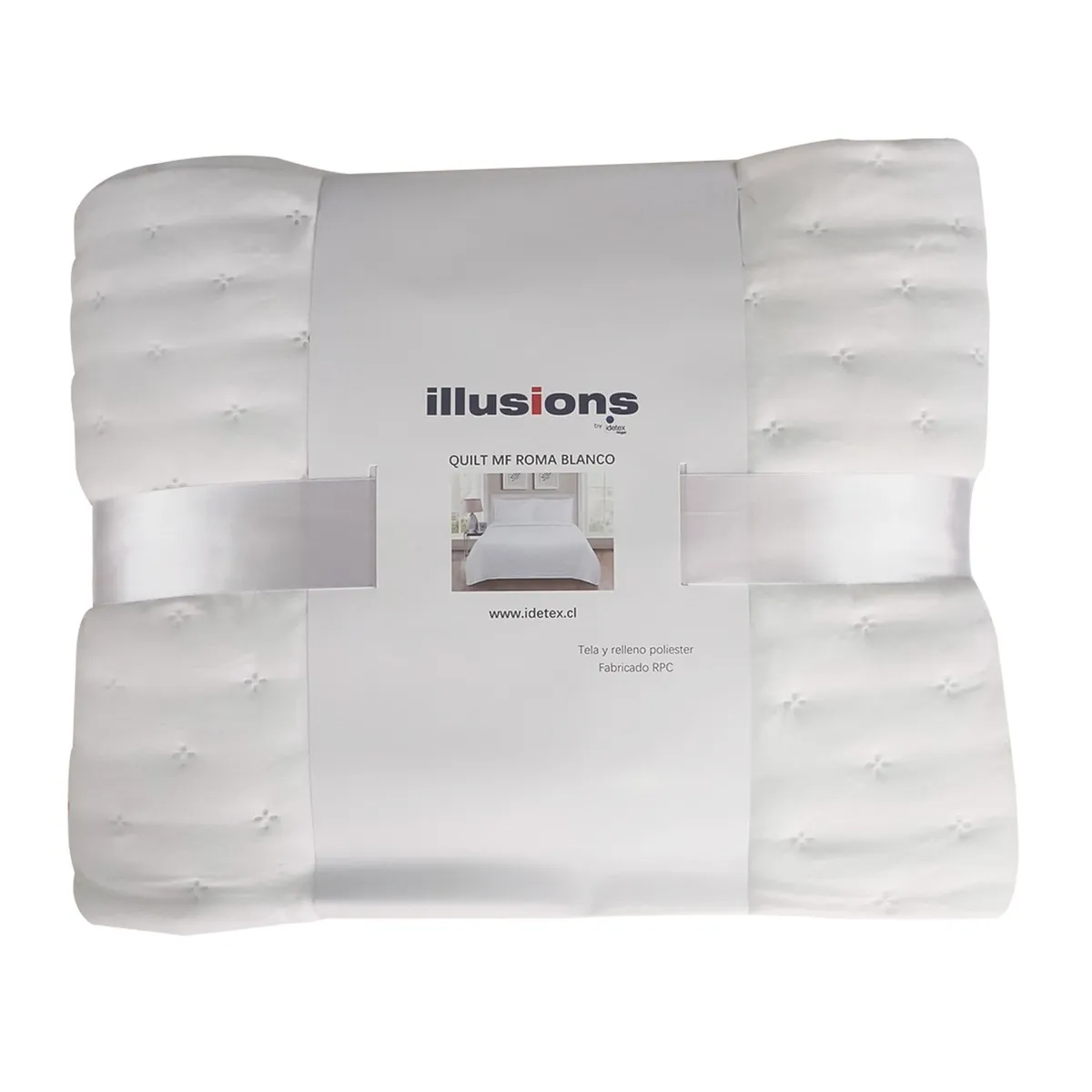 ILLUSIONS - Quilt Mf Roma Blanco 1.5 Plazas Illusions